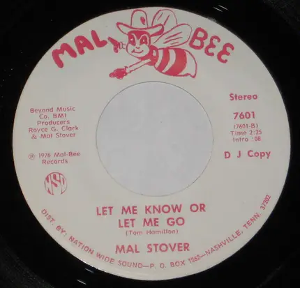 Mal Stover - Back Slidin' Man