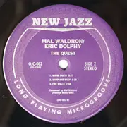 LP - Mal Waldron With Eric Dolphy And Booker Ervin - The Quest