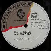 LP - Mal Waldron - Blues For Lady Day - Incl insert