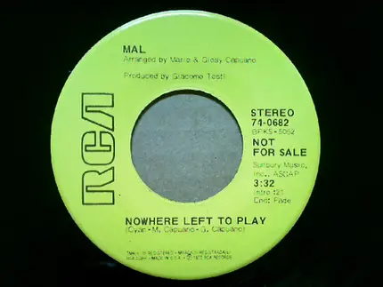 Mal - Mighty Mighty And Roly Poly / Nowhere Left To Play