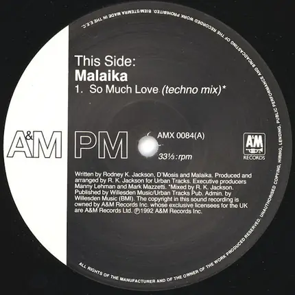Malaika - So Much Love (The Underground Selection)