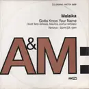 12inch Vinyl Single - Malaika - Gotta Know (Your Name)