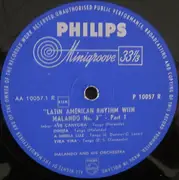 10'' - Malando And His Orchestra - Latin American Rhythm With Malando, No. 3