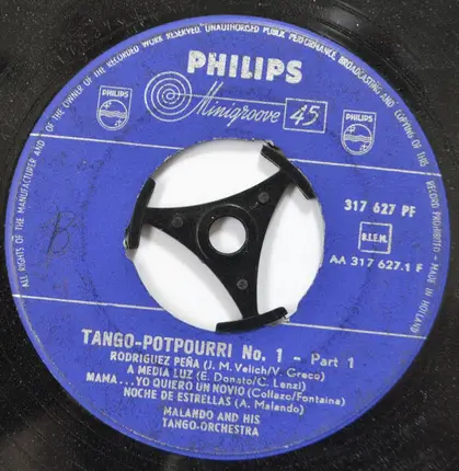 Malando And His Tango Orchestra - Tango-Potpourri No. 1