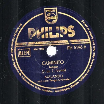 Malando und sein Tango-Orchester - Cielo De Amor / Caminito