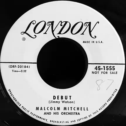 Malcolm Mitchell And His Orchestra - I Can't Believe That You're In Love With Me