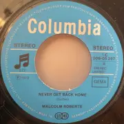 7inch Vinyl Single - Malcolm Roberts - Never Get Back Home