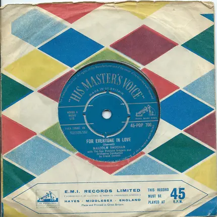 Malcolm Vaughan - Oh, So Wonderbar / For Everyone In Love