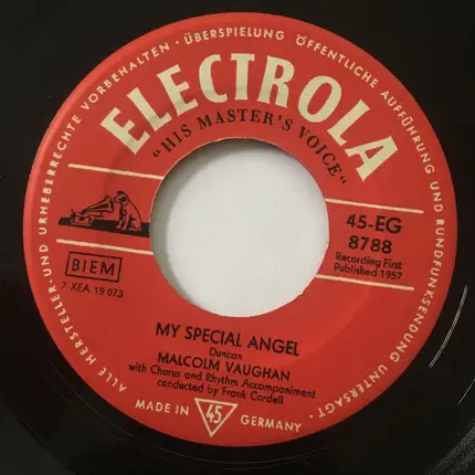 Malcolm Vaughan - My Special Angel / The Heart Of A Child