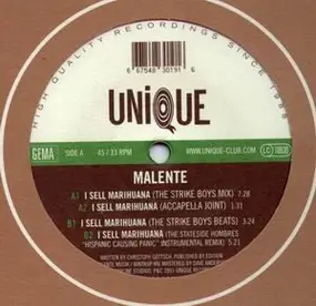 Malente - I Sell Marihuana