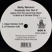 12inch Vinyl Single - Mally Manson - My Money / Anybody Can Get It - Still sealed