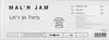 12'' - Mal'n Jam - Let's Go Party