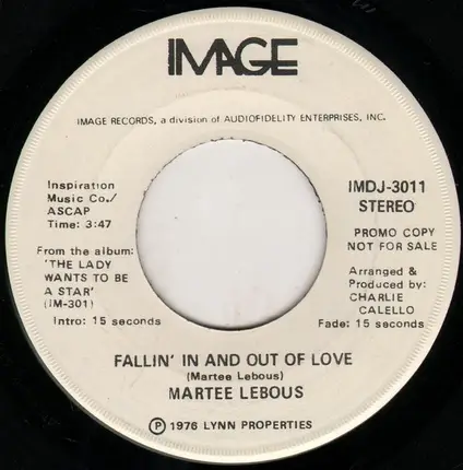 Martee Lebous - Fallin' In And Out Of Love
