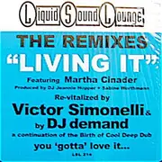 12inch Vinyl Single - Martha Cinader - Living It (The Remixes)