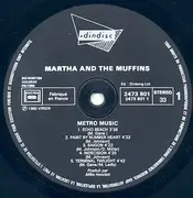 LP - Martha And The Muffins - Metro Music