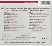 Double CD - Satie, Chopin a.o. - Philips Hightlights From A To Z Of The Duo Range - Mono
