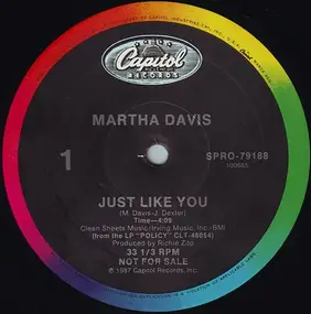 Martha Davis - Just Like You