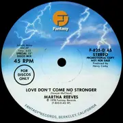 12inch Vinyl Single - Martha Reeves - Love Don't Come No Stronger / You're Like Sunshine