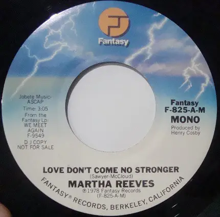 Martha Reeves - Love Don't Come No Stronger