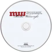 CD - Martha Wainwright - I Know You're Married But I've Got Feelings Too
