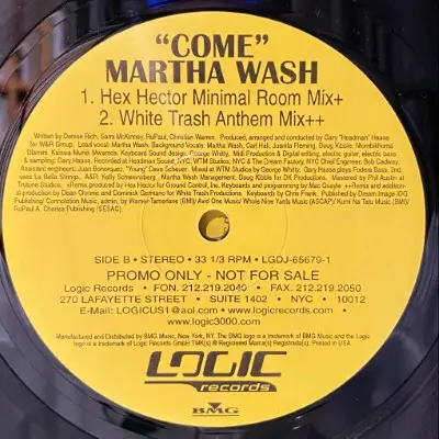 Martha Wash - Come