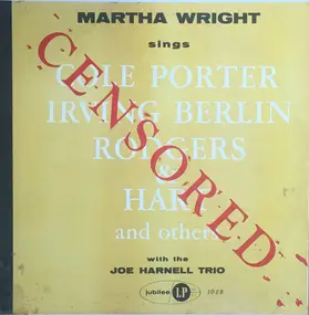 Martha Wright , Joe Harnell Trio - Martha Wright Sings Censored