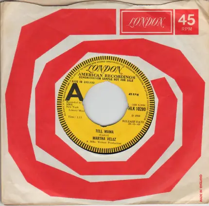Martha Velez - Swamp Man / Tell Mama