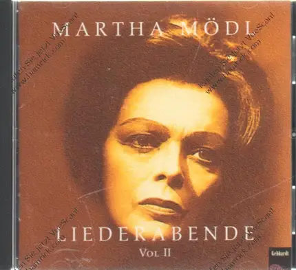 Martha Mödl - Liederabende Vol.2