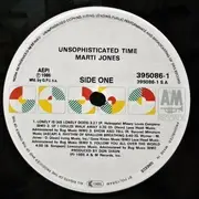 LP - Marti Jones - Unsophisticated Time