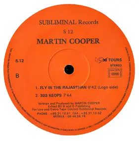 Martin Cooper - Fly In The Rajasthan / 303 Keops