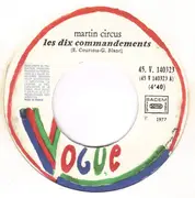 7inch Vinyl Single - Martin Circus - Les Dix Commandements  / Rock 'n' Roll Circus