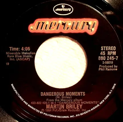 Martin Briley - Dangerous Moments