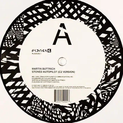 Martin Buttrich / Jona - Stoned Autopilot (C2 Version) / Oblique (Previously Unreleased)