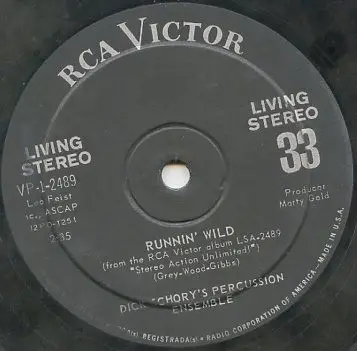 Martin Gold And His Orchestra / Dick Schory's New Percussion Ensemble - Did You Ever See A Dream Walking / Runnin' Wild