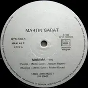 12inch Vinyl Single - Martin Garat - Maïama
