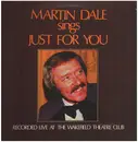 LP - Martin Dale - Sings Just For You - Signed