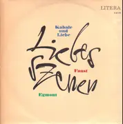 LP - Martin Flörchinger, Ursula Figelius, Horst Caspar, a.o. ... - Liebesszenen  (Faust, Kabale und Liebe, Egmont)