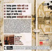 CD Single - Martin Kesici - Losing Game