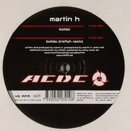 Martin H - Bolido