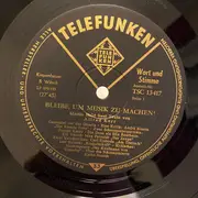 12inch Vinyl Single - Martin Held - Bleibe Um Musik Zu Machen - Martin Held Liest Texte Von Alfred Kerr