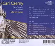 Double CD - Martin Jones - Czerny: Piano Sonatas, Vol. 3
