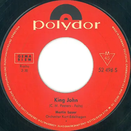 Martin Lauer - King John / John Brown's Baby