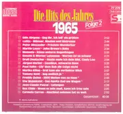 CD - Martin Lauer, Adamo a.o. - Die Hits Des Jahres 1965 Folge 2