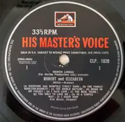 LP - Martin Landau Presents John Clements , June Bronhill , Keith Michell - Robert And Elizabeth