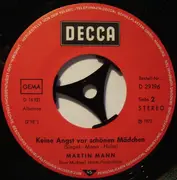 7inch Vinyl Single - Martin Mann - Komm Auf Einen Kuß Herüber