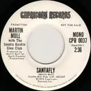 7inch Vinyl Single - Martin Mull With Sondra Baskin Glee Club - Santafly