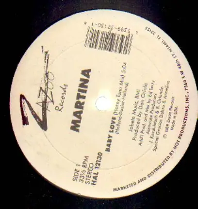 martina - baby love