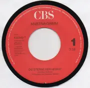 7inch Vinyl Single - Martina Grimm - Die Sterne Der Heimat