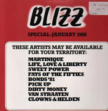 Martinique, Sweet Power a.o. - Blizz, Special-January 1986