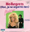7inch Vinyl Single - Martinique - No Regrets (Non, Je Ne Regrette Rien)